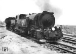 Versuchsfahrten der Henschel 900 mm Schmalspurlok Nr. 12 (Bauart Kitson-Meyer) in der Grube Numersdorf. (04.1939) <i>Foto: Slg. Eisenbahnstiftung</i>