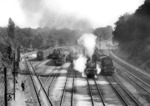 Bevor zum 01. Juni 1969 der elektrische Betrieb auf dem Abschnitt Bergedorf - Aumühle aufgenommen wurde, beherrschte die Baureihe 78 das Geschehen. (07.1954) <i>Foto: Walter Hollnagel</i>