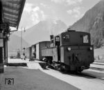 Lok 3 der Zillertalbahn in Mayrhofen. Die Lok wurde von Krauss & Co in Linz im Jahre 1902 gebaut. (23.08.1961) <i>Foto: Detlev Luckmann</i>