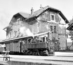 ÖBB 298.25 im Bahnhof Klaus, der Endstation der Steyrtalbahn. Hier bestand Anschluss an die "Pyhrnbahn" von Linz nach Selzthal. (18.10.1972) <i>Foto: Dieter Kempf</i>