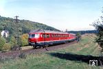 Nachschuss auf 517 008/517 002 als N 5673 bei Bleidenstadt (Taunusstein). (26.10.1982) <i>Foto: Joachim Bügel</i>