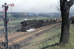 58 3036-9 am Einfahrsignal "B" des Bahnhofs Limmritz (zwischen Waldheim und Döbeln). (09.03.1977) <i>Foto: Peter Schiffer</i>