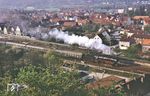 Um 8.16 Uhr verlässt 044 171 mit E 3104 nach Köln den Bahnhof Bad Harzburg. Die Lok bleibt allerdings nur bis Goslar am Zug.  (02.05.1975) <i>Foto: Dr. Uwe Knoblauch</i>