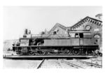 Vor dem Schuppen 1 des Heimatbetriebswerkes Saarbrücken Hbf präsentiert sich die 1914 bei Vulkan (Stettin) gebaute pr. T 18 "SAAR 8411", spätere 78 293.  (15.08.1932) <i>Foto: Werner Hubert</i>