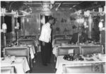 Der Mitropa-Speiseraum im Schnelltriebwagen des "Fliegenden Kölners".  (1936) <i>Foto: RVM</i>