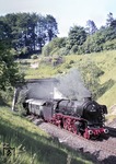 01 1061 verlässt mit einem Sonderzug den Reelsener Tunnel. (08.06.1975) <i>Foto: Peter Schiffer</i>