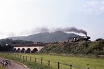 050 904-2 (50 904) vor einem Güterzug nach Betzdorf bei Merten an der Sieg. (28.07.1971) <i>Foto: Peter Schiffer</i>