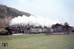 023 012-8 vor N 7511 bei Edelfingen. (02.05.1975) <i>Foto: Peter Schiffer</i>