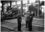 Blick in das Eisenbahn-Ausbesserungswerk (EAW) Porta Psato in Florenz. (08.1944) <i>Foto: Walter Hollnagel</i>