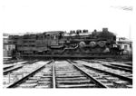Die beim Bw Hamm stationierte Dampfturbinenlok T 18 1001 wendet auf der Drehscheibe des Bw Köln Bbf. (24.01.1936) <i>Foto: DLA Darmstadt</i>