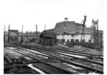 Konotop im Nordosten der Ukraine war im 2. Weltkrieg ein wichtiger Eisenbahnknotenpunkt. Von dort zweigten die Strecken in Richtung Bachmatsch/Kiew, Brjansk und Sumy/Belgorod ab (1943) <i>Foto: RVM (Steiner)</i>