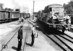 Rangierarbeiten auf einem unbekannten Bahnhof in Rußland. (1942) <i>Foto: RVM (Steiner)</i>