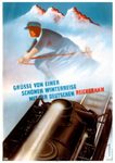 Werbeplakat der Deutschen Reichsbahn. (1934) <i>Foto: WER</i>