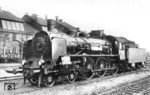 Porträtaufnahme der beim Bw Mainz stationierten 17 007 im Bw Frankfurt/M-1. (1932) <i>Foto: Hermann Maey</i>
