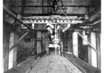 Aufbohren der Stehbolzen am Kessel einer Einheitslok. (1932) <i>Foto: RVM</i>