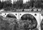 Ein Personenzug mit einer bayr. PtL 3/4 (Baureihe 98.5) auf der Strecke Pfronten - Kempten. (1932) <i>Foto: RVM</i>