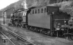 Die Altonaer 03 168 auf dem Weg ins Aw Trier zu Gast im Bw Jünkerath.  (04.1968) <i>Foto: Peter Deicke</i>