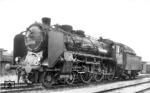 17 1205 mit Diffusions-Blasrohr im Bw Berlin-Grunewald. (04.07.1935) <i>Foto: Werner Hubert</i>