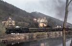01 0534-6 verlässt vor P 4005 nach Saalfeld den Bahnhof Uhlstädt. (18.04.1978) <i>Foto: Peter Schiffer</i>