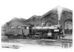 Die pr. P 6 "Saar 2101", spätere 37 164, im Bw Saarbrücken Hbf. (15.08.1932) <i>Foto: Werner Hubert</i>