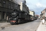 99 2323-6 (99 323) in der Goethestraße in Bad Doberan. (20.09.1978) <i>Foto: Peter Schiffer</i>