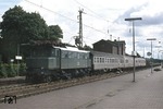 104 019-5 vor N 7231 (Münster - Rheine) im Bahnhof Greven. (31.08.1978) <i>Foto: Peter Schiffer</i>