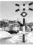Der Gläserne Zug der Reichsbahn auf Ausflugsfahrt im winterlichen Seefeld/Tirol (Strecke Garmisch - Innsbruck). (1938) <i>Foto: RVM</i>