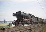 23 016 vor einem Eilzug nach Gießen bei Frankfurt-Bonames. (14.09.1958) <i>Foto: Brian Bittner</i>