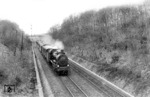 38 1888 (Bw Löhne) vor E 287 bei Bad Oeynhausen Süd. (07.05.1938) <i>Foto: DLA Darmstadt</i>