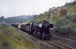 44 1321 (Bw Gemünden/M) rollt am Drasenberg bei Elm talwärts. (16.09.1958) <i>Foto: Brian Bittner</i>