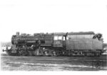 58 1894 mit Kohlenstaubfeuerung nach System AEG im Bw Halle G. (1936) <i>Foto: Hermann Maey</i>