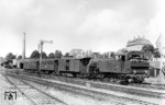 97 504, eine von vier Maschinen, die speziell für die Zahnradbahn Honau-Lichtenstein gebaut wurden, vor P 3328 in Reutlingen. (18.06.1931) <i>Foto: DLA Darmstadt</i>