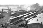 Seefischverkehr im Hamburger Hafen. (12.1938) <i>Foto: Walter Hollnagel</i>