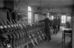 Blick in das Stellwerk "Heg" ("Harburg Einfahrt Güterbahnhof") im Bahnhof Hamburg-Harburg. (11.1941) <i>Foto: Walter Hollnagel</i>