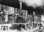 Der nachgebaute Adler beim 100-jährigen Jubliläum der Berlin-Potsdamer Eisenbahn. (20.09.1938) <i>Foto: RVM</i>