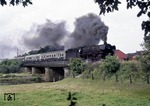 012 082-4 (01 1082) überquert vor E 2730 die Hasebrücke bei Meppen. (07.08.1974) <i>Foto: Alan Brack</i>