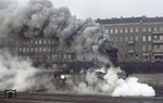 03 0088 (03 1088) verlässt vor D 514 (Erfurt - Stralsund) den Bahnhof Berlin-Lichtenberg. (08.12.1976) <i>Foto: Peter Schiffer</i>