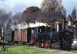 ÖBB 298.25 auf der Steyrtalbahn bei Sarning. (13.10.1976) <i>Foto: Peter Schiffer</i>