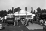 E 19 11 auf der Verkehrsausstellung "Schiene und Straße" in Essen (Gruga). (07.09.1951) <i>Foto: Willi Marotz</i>