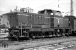 Diesellok VL 0643 der Westfälischen Landeseisenbahn (WLE) im Bahnhof Lippstadt. (06.08.1968) <i>Foto: Wolfgang Bügel</i>