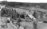 ET 25 007 in der schlesischen Riesengebirgslandschaft bei Mittelschreiberhau. (1937) <i>Foto: DLA Darmstadt</i>