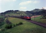 V 200 011 vor E 576 bei Schwäbisch Hall-Hessental. (27.04.1968) <i>Foto: Heinz Hangarter</i>