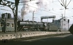 Die Mönchengladbacher 03 107 als Schiebelok am Schnellzug Köln - Oostende in Aachen Hbf. (24.03.1967) <i>Foto: C. Gammell</i>