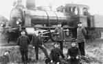 Die preußische G 3 "Elberfeld 3294" in Opladen. Die 1889 bei Schwarzkopff gebaute Lok wurde bereits 1926 ausgemustert und erhielt keine Reichsbahn-Nummer mehr. (1905) <i>Foto: C. Horn</i>