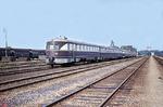 SVT 137 278 + SVT 137 273 der Deutschen Reichsbahn durchfährt als TS 55 "Vindobona" den Bahnhof Tulln an der Donau (Österreich). (09.1966) <i>Foto: A. Wagner</i>