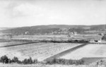 58 1225 vom Bw Hagen-Vorhalle mit einem Güterzug auf der Ruhr-Siegstrecke bei Hagen-Halden. Heute befindet sich hier das Industriegebiet Lennetal und die Lennetalbrücke der A 45 (Sauerlandlinie) überquert das Tal. (05.09.1935) <i>Foto: DLA Darmstadt</i>