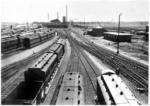 Blick vom Stellwerk "Am" auf den Bahnhof Düsseldorf-Abstellbahnhof. (1931) <i>Foto: RVM</i>