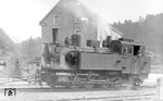 Lok 6 der Kleinbahn Engelskirchen-Marienheider Eisenbahn (Leppetalbahn).  (1935) <i>Foto: DLA Darmstadt</i>