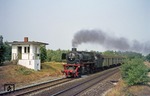 042 271-7 (41 241) vor N 3140 am Schrankenposten 268 bei Haren. Nachdem die Lok am 6. Oktober 1977 beim Bw Rheine ausgemustert wurde, ist sie an die Rendsburger Eisenbahnfreunde verkauft worden. (29.08.1973) <i>Foto: Wolfgang Bügel</i>