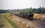 012 101-2 (01 1101) rollt vor E 1630 dem Bahnhof Meppen entgegen. (29.08.1973) <i>Foto: Wolfgang Bügel</i>